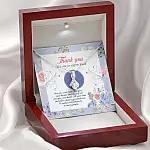 Thank You You Are So Appreciated Alluring Beauty Pendant Necklace - Thank You Nurse Teacher Appreciation Gift