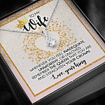 To My Wife Whenever You Feel Inadequate Alluring Beauty Pendant Necklace - Wife Necklace From Husband
