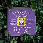 You Are The Rachel To My Monica Love Knot Necklace - Best Friend Necklace - Soul Sister BFF Bestie Gifts