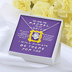 You Are The Rachel To My Monica Love Knot Necklace - Best Friend Necklace - Soul Sister BFF Bestie Gifts