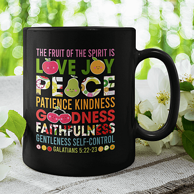 The Fruit Of The Spirit Galatians 5:22 Ceramic Coffee Mug