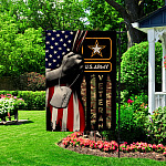 2VT. US Army Veteran Flag Garden Flag Mockup 2