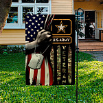 2VT. US Army Veteran Flag Garden Flag Mockup 3