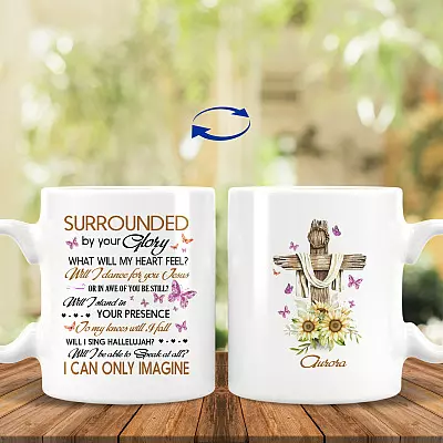 Personalized I Can Only Imagine, White, 11 oz. White Mug