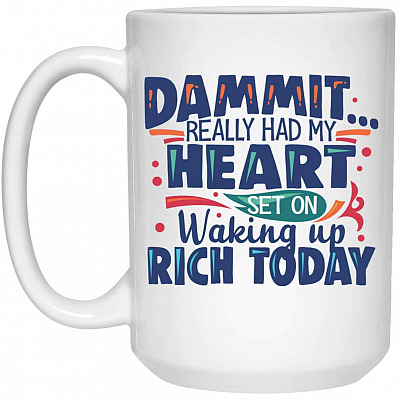 15 oz. White Mug
