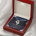 I'm Sorry I Can't Stop Thinking How Much I Love You Double Hearts Necklace - Apology Gifts Sorry Gift for Her
