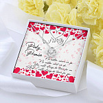 Pinky Promise I Will Always Be There For You Love Knot Necklace - Friendship Distance Gifts