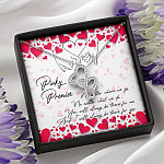 Pinky Promise I Will Always Be There For You Double Hearts Necklace - Friendship Distance Gifts copy