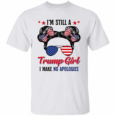 Trump Girl Shirt, White, Unisex T-Shirt