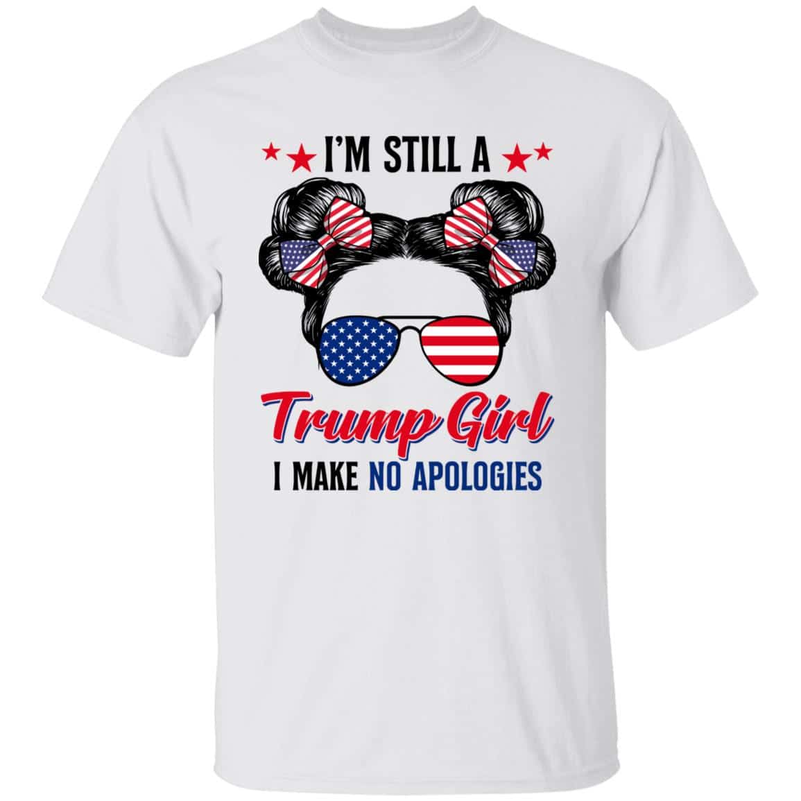 Trump Girl Shirt, White, Unisex T-Shirt