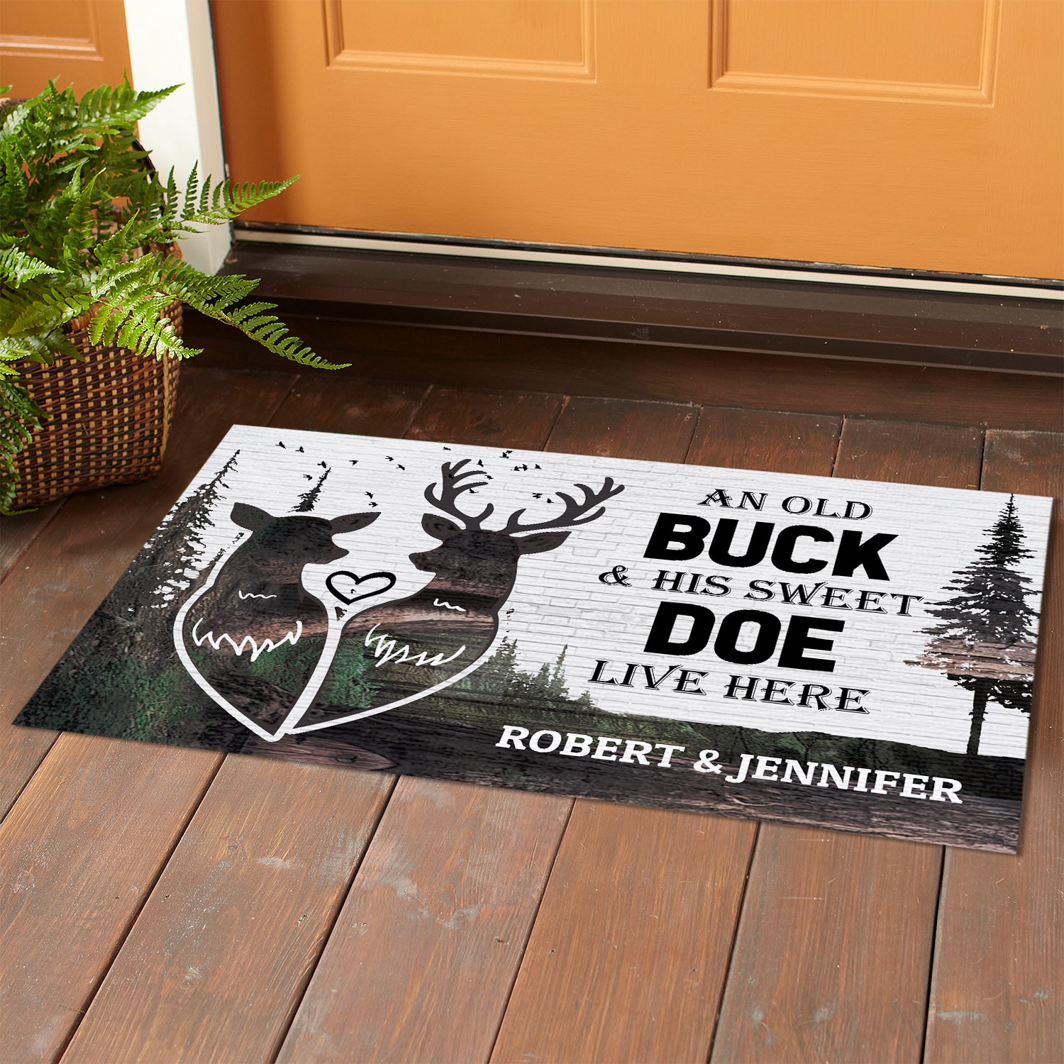 5O. Old Buck-Sample Design Doormat mockup 1