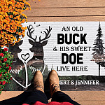 5O. Old Buck-Sample Design Doormat mockup 7