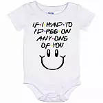 If I Had to Pee Onesie, White, Baby Onesie - 12 Month
