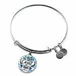 Jesus Christ I Can Do All Things Through Christ Who Strengthens Me Phil 4 13 Faith Circle Necklace - Bangle