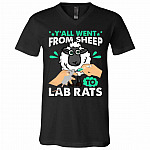 lab rats, Black, V-Neck T-Shirt lab rats, Black, V-Neck T-Shirt