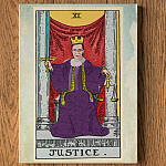 RBG Ruth Bader Ginsburg Justice Card Style Wrapped Framed Canvas Prints - Unframed Poster - Home Decor Wall Art