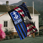 6. US Navy Flag House Flag Mockup 4
