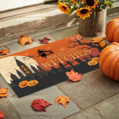 Alternative view of Halloween Witch Shoes Off Witches Doormat - Indoor Outdoor Doormat