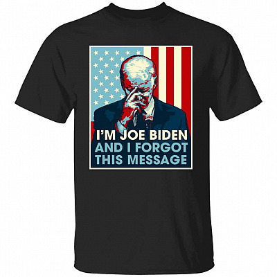 I'm Joe Biden Tshirt, Black, Unisex T-Shirt