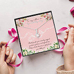 To My Mother On My Wedding Day Alluring Beauty Necklace - Wedding Mother Of The Bride Gifts From Daughter