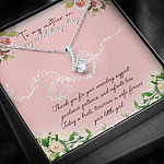 To My Mother On My Wedding Day Alluring Beauty Necklace - Wedding Mother Of The Bride Gifts From Daughter