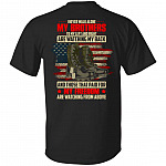 veteran walk shirt, Black, Unisex T-Shirt