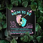 Mom To Be Ten Little Fingers And Ten Little Toes New Mom Forever Love Heart Pendant Necklace