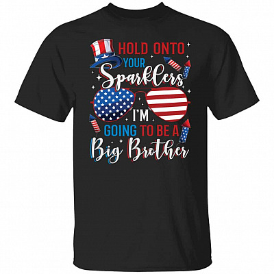 Big Brother 4th of July t, Black, Unisex T-Shirt