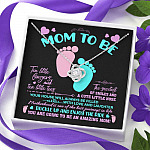 Mom To Be Ten Little Fingers And Ten Little Toes New Mom Love Knot Pendant Necklace Mom To Be Ten Little Fingers And Ten Little Toes New Mom Love Knot Pendant Necklace