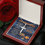 To My Camping Partner When You Wear This Cross Always Remember Artisan Crafted Cross Necklace - Camper Gifts
