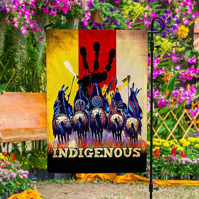 Indigenous Garden Flag Outdoor - Native American House Flag