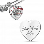 Cardinal Surrounded By Your Glory What Will My Heart Feel Will I Dance For You Jesus Heart Pendant Necklace