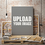 Personalized Your Own Photo - Memorable Custom Image Wrapped Framed Portrait Canvas - Unframed Poster - Wall Art Decor