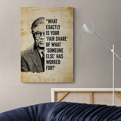 Alternative view of What Exactly Is Your Fair Share of What Someone Else Has Worked for Framed Canvas Prints - Unframed Poster