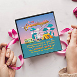 To My Granddaughter Someday When The Book Of My Life Ends Camping Interlocking Alluring Beauty Necklace