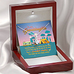 To My Granddaughter Someday When The Book Of My Life Ends Camping Interlocking Alluring Beauty Necklace