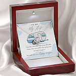 Camping to My Wife Someday When the Book of My Life Ends Love Knot Pendant Necklace Camping to My Wife Someday When the Book of My Life Ends Love Knot Pendant Necklace