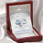 Camping to My Wife Someday When the Book of My Life Ends Alluring Pendant Necklace