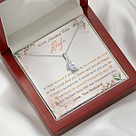 To My Smokin' Hot Wife If I Had One Wish It Would Be To Turn Back The Clock Alluring Beauty Necklace