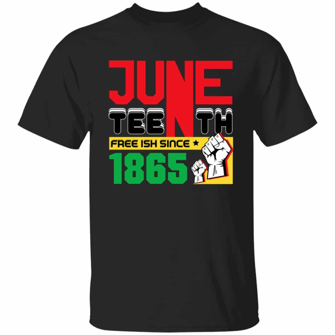 juneteeth, Black, Unisex T-Shirt