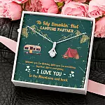 To My Smokin' Hot Camping Partners Together We're Everything Alluring Beauty Necklace - Camper Gifts