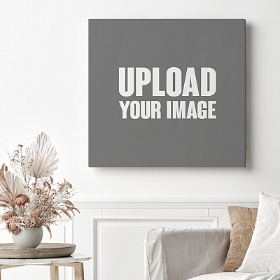 Personalized Your Own Photo - Memorable Custom Image Framed Square Canvas - Unframed Poster - Wall Art Decor