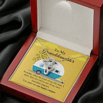 To My Granddaughter I Know You Make Me One Happy Camper Double Hearts Necklace To My Granddaughter I Know You Make Me One Happy Camper Double Hearts Necklace