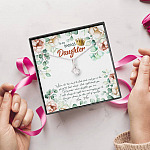 To My Badass Daughter When It's Too Hard To Look Back Alluring Beauty Necklace - Daughter Gifts From Mom