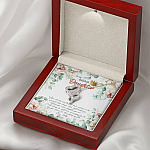 To My Badass Daughter When It's Too Hard To Look Back Double Hearts Necklace - Daughter Gifts From Mom To My Badass Daughter When It's Too Hard To Look Back Double Hearts Necklace - Daughter Gifts From Mom