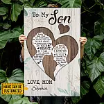 Personalized From Mom To My Son Never Feel That You Are Alone Wrapped Framed Canvas Prints - Unframed Poster