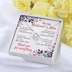 To My Husband's Mom Thank You For Everything Love Knot Necklace - Jewelry Gift For Mother In Law To My Husband's Mom Thank You For Everything Love Knot Necklace - Jewelry Gift For Mother In Law