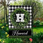 4O. Personalized Flag (Sample Design) Garden Flag Mockup 5