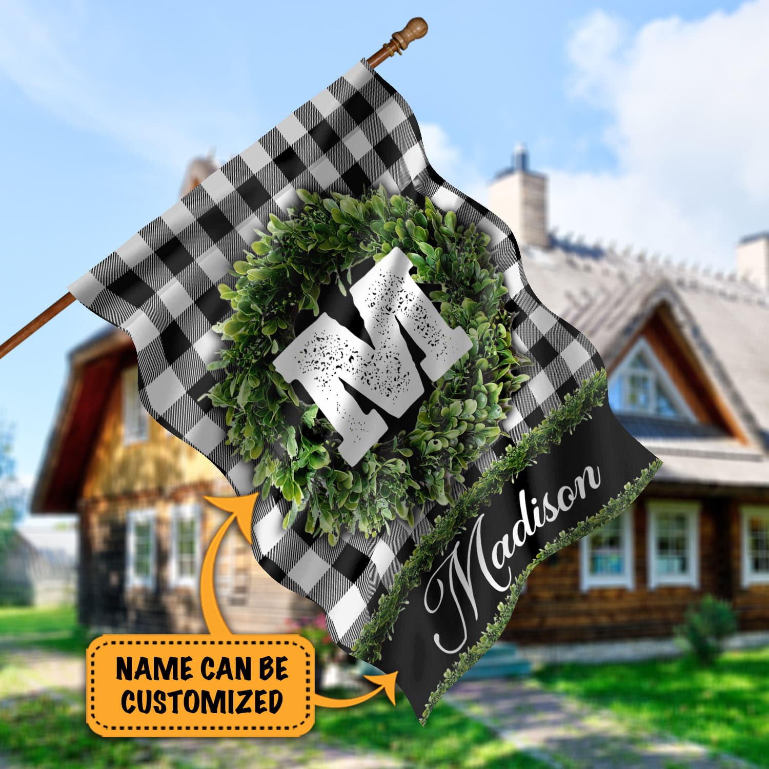 4O. Personalized FlagMockup 1