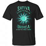 sativa, Black, Unisex T-Shirt